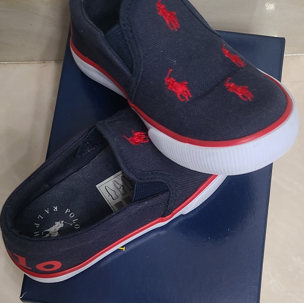 Toddler Ralph Lauren Polo shoes